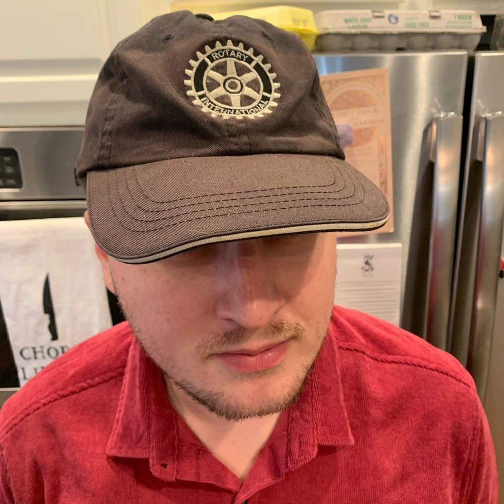 Vintage Rotary Baseball Hat Cap O/S Adjustable